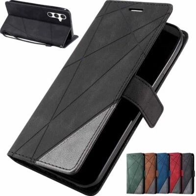 For Samsung S25 Plus S24 S23 S22 S21 S20 S10 Wallet Card Slot Leather Case Cover - Image 1 of 4