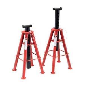 Sunex Tools Jack Stand 10-Ton High Height Pin Type Adjustable Steel Red (Pair) - Picture 1 of 5