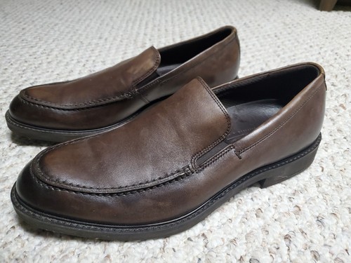 Scarpe mocassino uomo ECCO Vitrus marrone mocassino pelle taglia 9 42