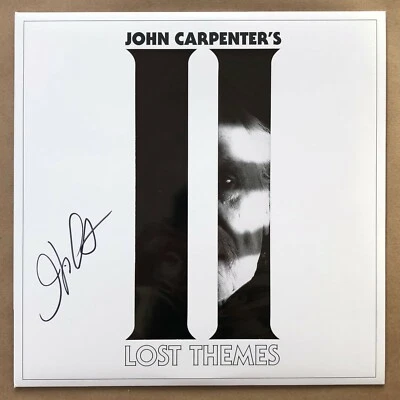 John Carpenter Signed Lost Themes II Vinyl Record Album 12" LP Soundtrack Rare - Image 1 of 4
