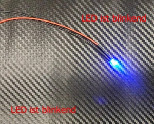 LED 5 mm BLAU gefärbt BLINKEND 6-12V einbaufertig Beleuchtung Auto Polizei THW - Bild 1 von 1