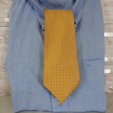 CLUB ROOM Neck Tie Mens Yellow Solid Simple Textured Chic Light Fresh Summer Y2K