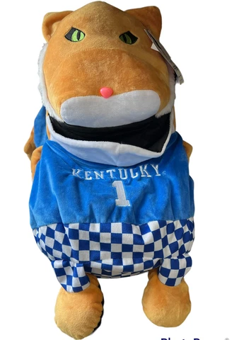 NEW Kentucky Wildcats Stuff Ems UK Stuffed Animal Plush Mascot 20” NWT Big Cover