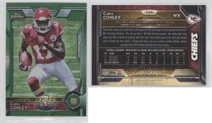 2015 Topps Chrome Rookies Green Refractor Chris Conley #159 Rookie RC