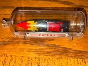 Micro Machines Ship in a Bottle power boat 7410 Galoob 1990 - Picture 1 of 3