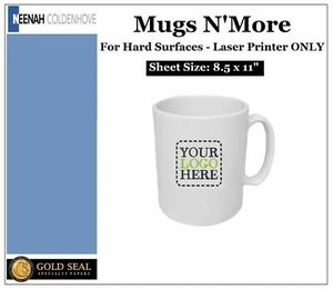 Neenah Mugs N'More Laser Heat Transfer Paper Hard Surfaces 8.5 x 11 - 100 Sheets - Picture 1 of 1