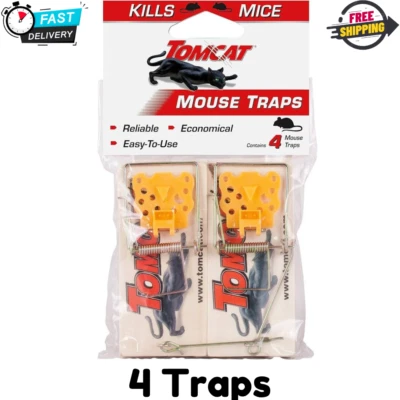 Trampas para ratones Tomcat (madera) - 4 trampas, ENVÍO GRATUITO Foto 1 de 4