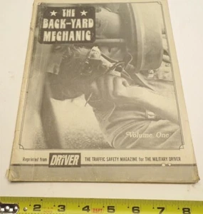 THE BACK YARD MACHANIC Safety Magazine for Military Drivers  - Picture 1 of 7