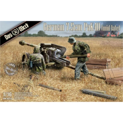 DAS WERK DAW16020 _V 1/16 German 7,5cm Pak 40 ( mid/late ) 2in1