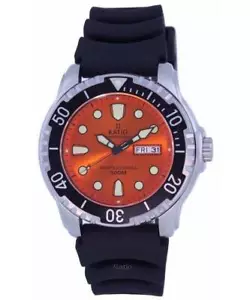 RATIO FreeDiver esfera naranja día/fecha 48HA90-02-ORG 500M Diver reloj para hombres - Imagen 1 de 7