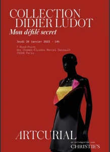 DIDIER LUDOT PARIS AUCTION CATALOGUE BOOK ARTCURIAL CHRISTIE’S COUTURE FASHION - Picture 1 of 12