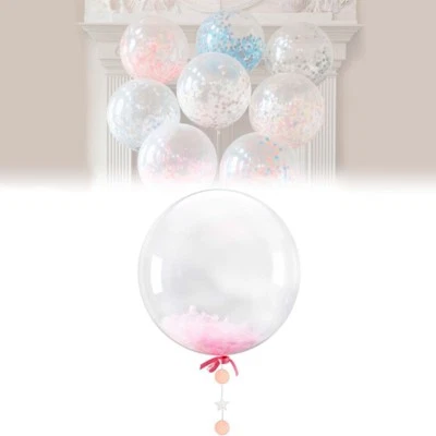 Palloncino trasparente da riempire con decorazioni 40 cm- Decorazioni feste  - Immagine 1 di 4