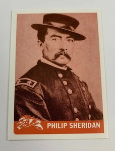 1965 Civil War Picture Card Reprint Single #5 Philip Sheridan - Picture 1 of 2