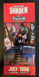 KISS Madison Square Garden NYC Box Office Brochure July 1996 Authentic Original - Picture 1 of 4