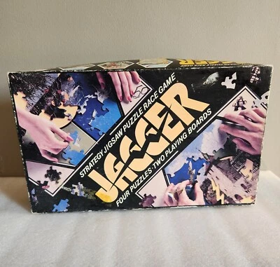 Vintage Jagger Strategy Jigsaw Puzzle Race Game • 4 150pc Puzzles  - Image 1 of 4