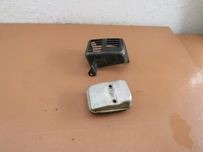 Stihl FS65AV String Trimmer OEM Muffler and Guard - Image 1 of 4