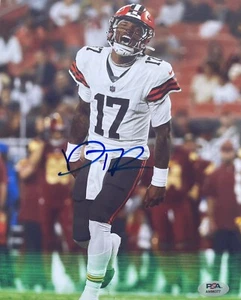 PSA/DNA Cleveland Browns Dorian Thompson Robinson Signed Photo DTR Print Lines - Picture 1 of 2