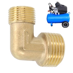 Convenient To Use Air Compressor Fittings 90 Degree Elbow High Work Efficiency - Picture 1 of 12