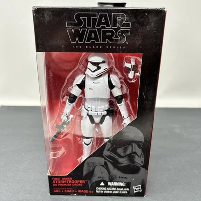 Hasbro Star Wars The Black Series 6 pulgadas First Order Stormtrooper #04 nuevo en caja Foto 1 de 4