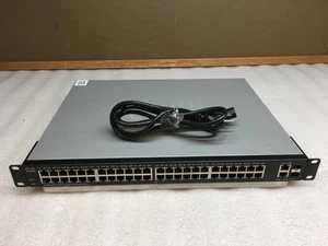 Cisco SG200-50FP 50-Port Gigabit PoE Smart Switch - Tested & Working! - Picture 1 of 8
