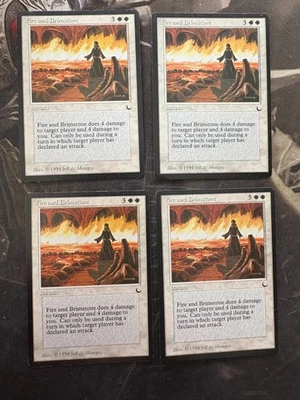 *** THE DARK Fire and Brimstone ***  EX Clean (1 w/ bent corner) - MtG Magic - Image 1 of 2