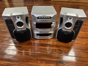 Panasonic CD Stereo System SA-AK29 Five CD Changer Tape Deck Radio Bundle - Picture 1 of 13