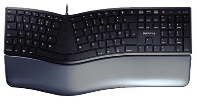 CHERRY KC 4500 ERGO Corded Ergonomic Keyboard, Black - JK-4500GB-2 - Image 1 of 3