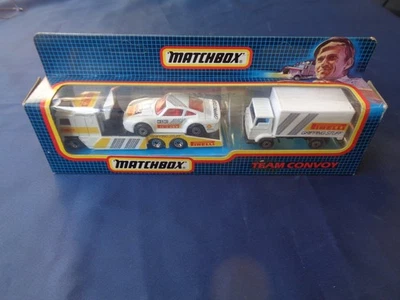 MATCHBOX TEAM CONVOY PIRELLI GRIPPING STUFF PORSCHE 313 TC 11 - Immagine 1 di 4