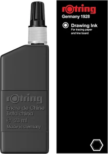 rOtring Isograph Technical Drawing Pen, Liquid Ink, 23 ml, Black - Picture 1 of 13