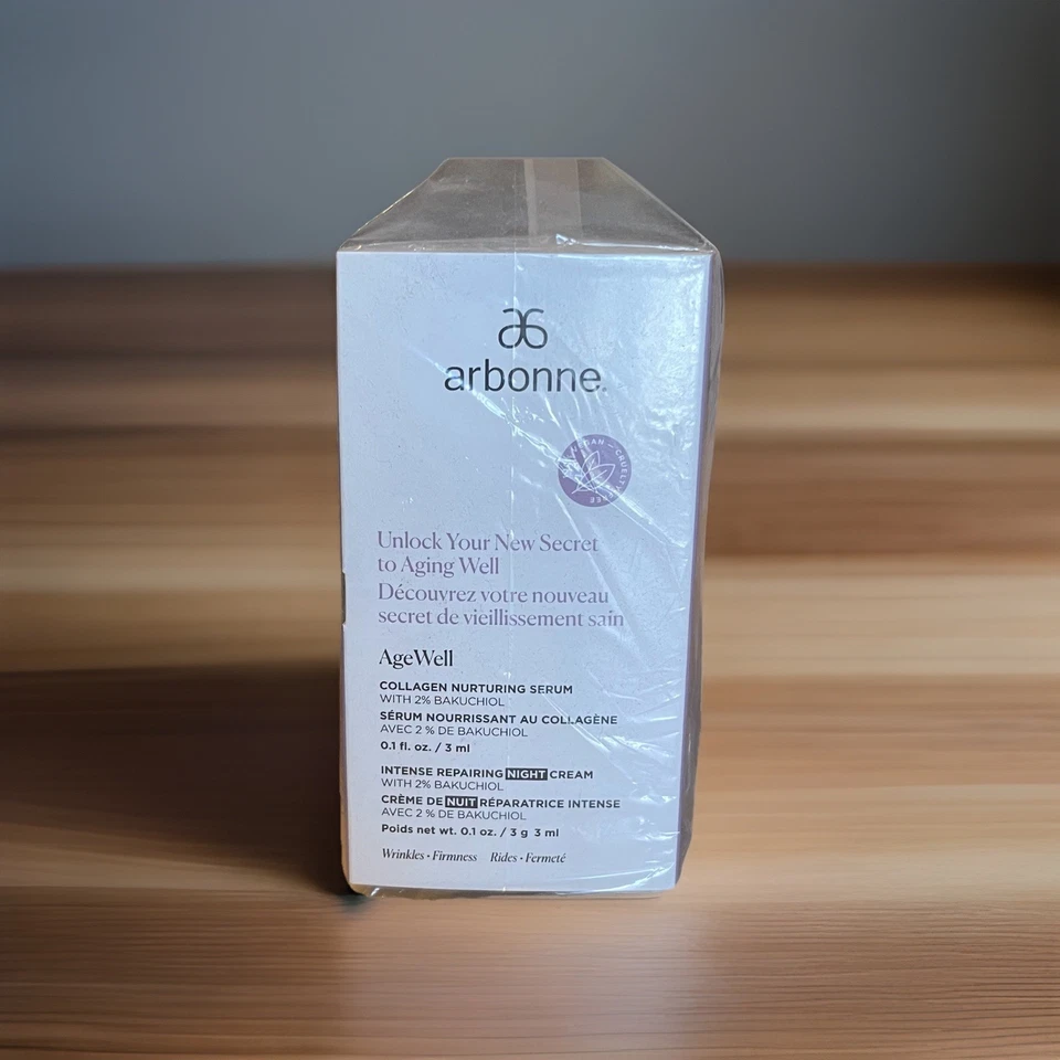 Arbonne9Samples Suero Nutritivo de Colágeno Intenso, Crema de Noche Reparadora Libre Envío y devolución Foto 1 de 3