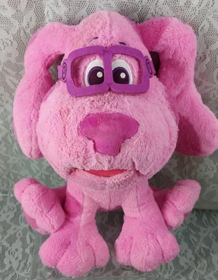 Nickelodeon Blues Clues & You Magenta Cachorro Perro Rosa Gafas 17" Peluche Relleno Foto 1 de 4