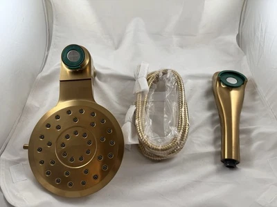Moen 220C3EPBG Verso 1.75 GPM Multi Function Shower Head Brushed Gold Hand Showe - Image 1 of 3