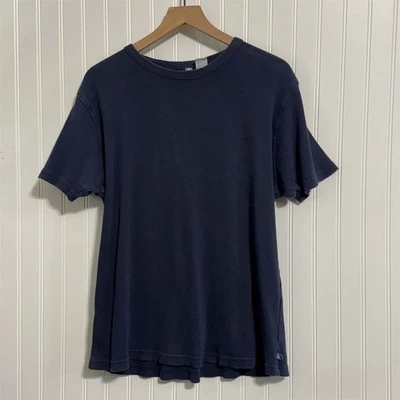 Canyon River Blues Thermal T-Shirt XL Navy Blue Ribbed Knit 100% Cotton Grunge - Image 1 of 4