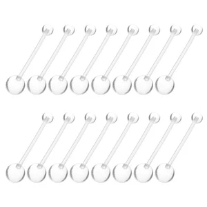 16 Pcs Invisible Navel Nails Pregnant Woman Belly Button Piercing Jewelry - Picture 1 of 10