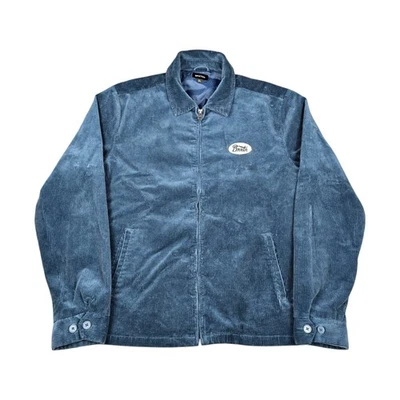 Brixton Utopia Jacket Mens Large Indie Teal Corduroy Detroit Chore Full Zip - Image 1 of 4