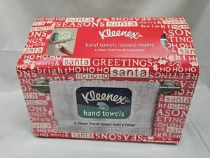 Kleenex Weihnachten Urlaub Motiv Hand Papier Handtücher (55-1lagig) Santa Grafik Text - Bild 1 von 10