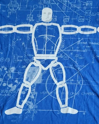 Mythbusters T-Shirt Men's Sz Small All Over Print Discovery Channel 2011 Tee  - Image 1 of 4