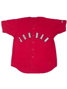 Maglia da baseball vintage anni 90 NIKE Michael Jordan scritta rossa grande - Foto 1 di 9