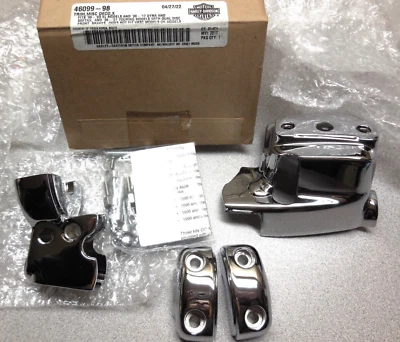 OEM HARLEY HANDLEBAR RESERVOIR CLUTCH PERCH DECO CHROME KIT (SEE FIT INSIDE) - image 1 of 4