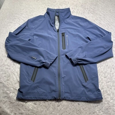 Vineyard Vines Performance Rain Jacket Blue Full Zip Mock Neck Mens Size XS - Image 1 of 4