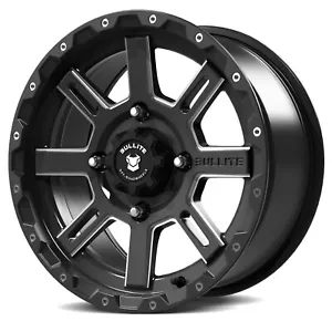 Bullite Wheels BT-02 Lancer UTV ATV Wheel Gunmetal Gray Rims 15x7 / 4x156 / 5+2 - Picture 1 of 6
