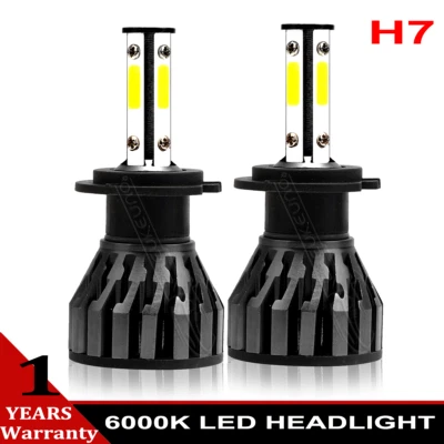 Kit de bombillas LED de haz alto H7 para Mercedes-Benz SL400 SL500 SL550 SL600 50W Foto 1 de 4