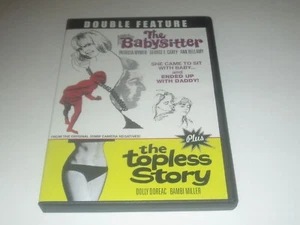 The Babysitter Plus The Topless Story Double Feature DVD RARE OOP - Imagen 1 de 4