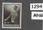 #1294     MNG stamp Sc B140 / Adolf Hitler at podium / 1939 / Third Reich