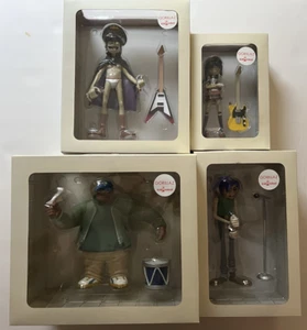 GORILLAZ WHITE EDITION FIGURES KIDROBOT SET NEW 2006 MURDOCK NOODLE 2D RUSSEL - Picture 1 of 16