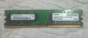 512MB DDR2PC2-4200 230P HYS64T64000HU-3.7-B Desktop Memory Module 1Rx8 PC2-4200U - Picture 1 of 5