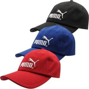 Puma No.1 Logo Cap Kappe Mütze Basecap Schwarz Rot Dunkelblau Weiß Grau neu - Picture 1 of 22