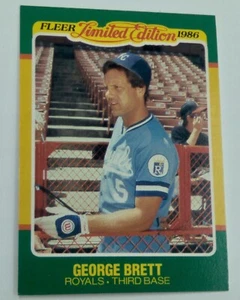 1986 Fleer Limited Edition Baseball Superstars #6 George Brett EXCELLENT HOF - Picture 1 of 2