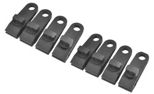 8er-Pack strapazierfähige wiederverwendbare Nylonplane Baldachin Clips Schraubklemmen - Bild 1 von 3