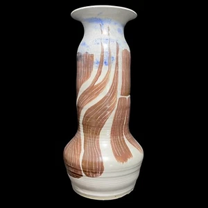 Vintage 1970s Signed Elizabeth & Gordon Pottery - Salem Ontario Pottery Art Vase - Picture 1 of 11